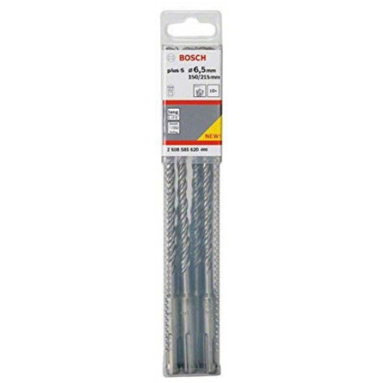 Bosch 2608585620 foret sds-plus-5 pour marteau perforateur Ø 6,5 mm longueur 215 mm 10 pièces