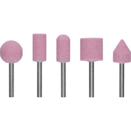 Bosch professional 2609256549 assortiment de meules sur tige grain 60 diamètre 6 mm 5 pièces