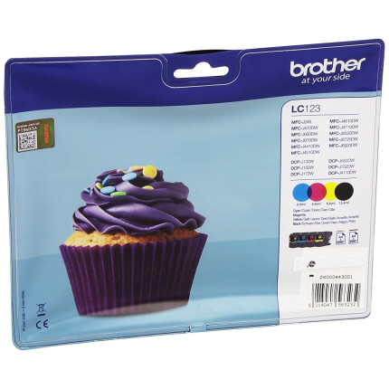 Cartouche encre- multipack, noir/ cyan/ magenta/ jaune 0,6k