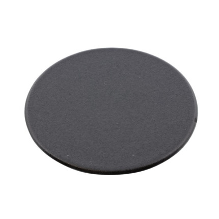 Chapeau de brûleur noir de taille moyenne pour table de cuisson - 71 mm-3