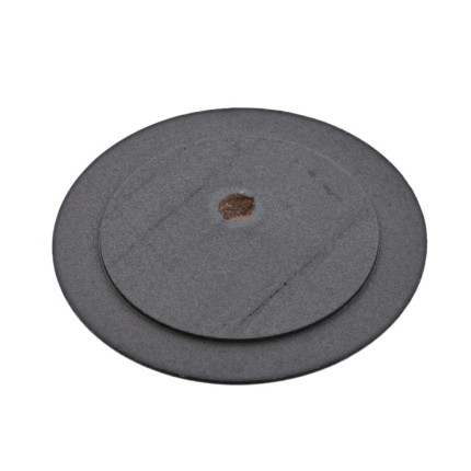 Chapeau de brûleur noir de taille moyenne pour table de cuisson - 71 mm-1