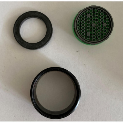 Kit aérateur anders lavabo noir (corps + insert + joint) r899010nad pour racine