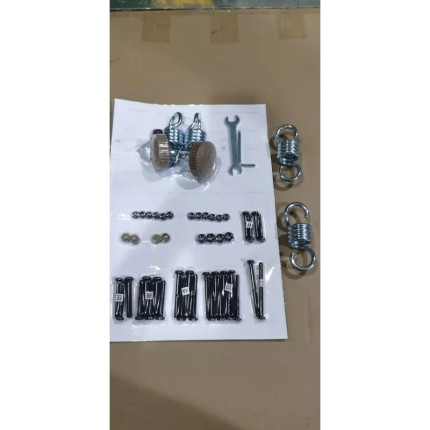 Kit quincaillerie + 2 ressorts de suspension gss00371b-hs pour racine