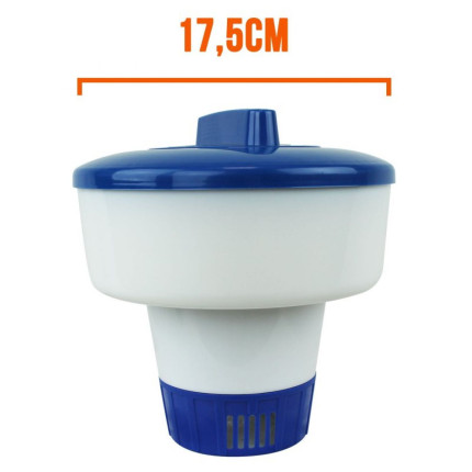 Linxor - diffuseur de chlore ou de brome flottant réglable Ø 17.5 cm-1