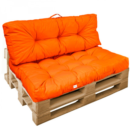 Linxor - kit de coussins pour palette capitonnés - orange