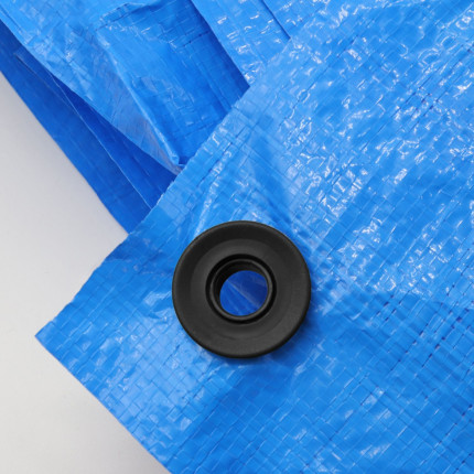 Linxor - lot de 10 oeillets à clipser pour bâche à bulles ou autres types de bâches - noir-4