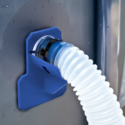 Linxor - lot de 2 supports 38 mm pour tuyau de piscine - bleu-6