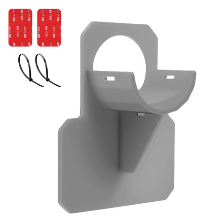 Linxor - lot de 2 supports 38 mm pour tuyau de piscine - gris-2