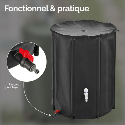 Linxor - raccord, connecteur de tuyau pour récupérateur d'eau de pluie-1