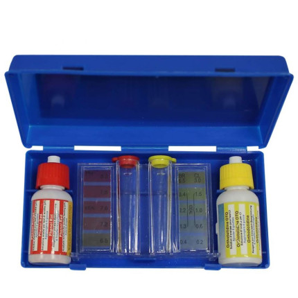 Linxor - trousse d'analyse liquide pour ph, chlore et brome