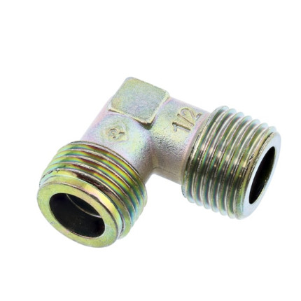 Raccord coudé pour table de cuisson au gaz-1