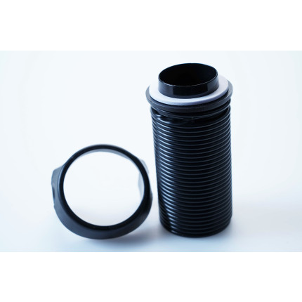 Raccord + flexible noir