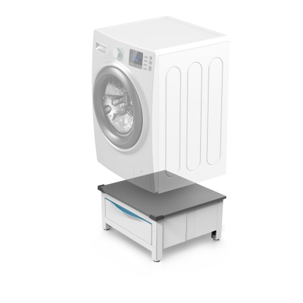 Socle avec étagère pour machine à laver - base space extra-4
