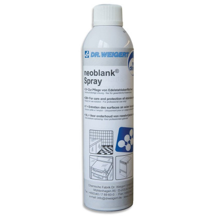 Spray entretien surfaces en acier inoxydable neoblank 400ml