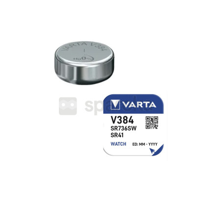 Blister 1 pile bouton electronics oxyde d'argent v364 sr 60 1,55v - <span>364101401</span>