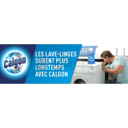 Gel power 4en1 anti calcaire lave linge, anti-corrosion, résidus et odeurs - 750 ml - <span>3665468100135</span>-5