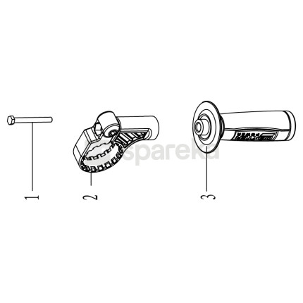 La vis de serrage, boucle d'attache, poignée de ic750eh - <span>078ic750eh1&2&3</span>