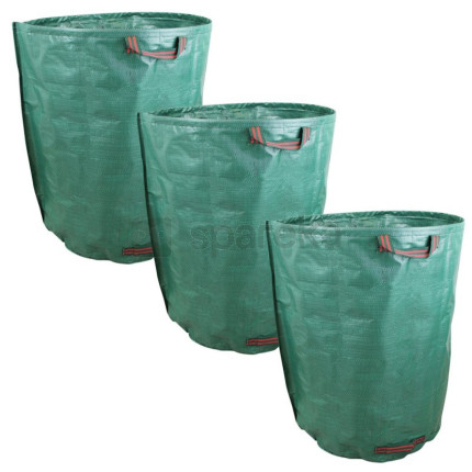 Linxor - lot de 3 sacs de déchets 300l en pp 150g/m² autoportants - <span>egk976</span>