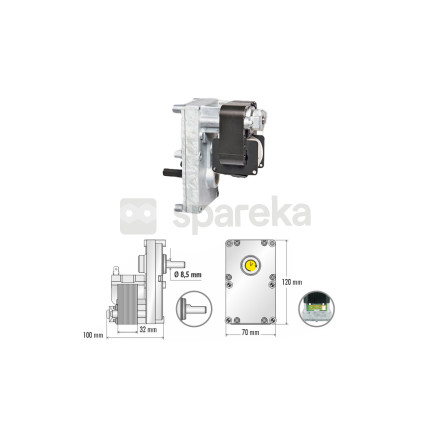 Motoréducteur mellor 3 rpm con encoder - <span>fb1249 </span>