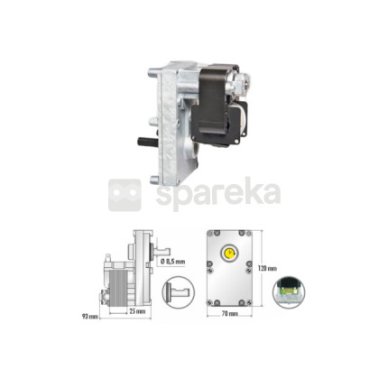 Motoréducteur mellor con encoder 2 rpm - <span>fb1324</span>