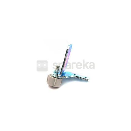 Pied réglable couleur argent de gauche (m8)-0